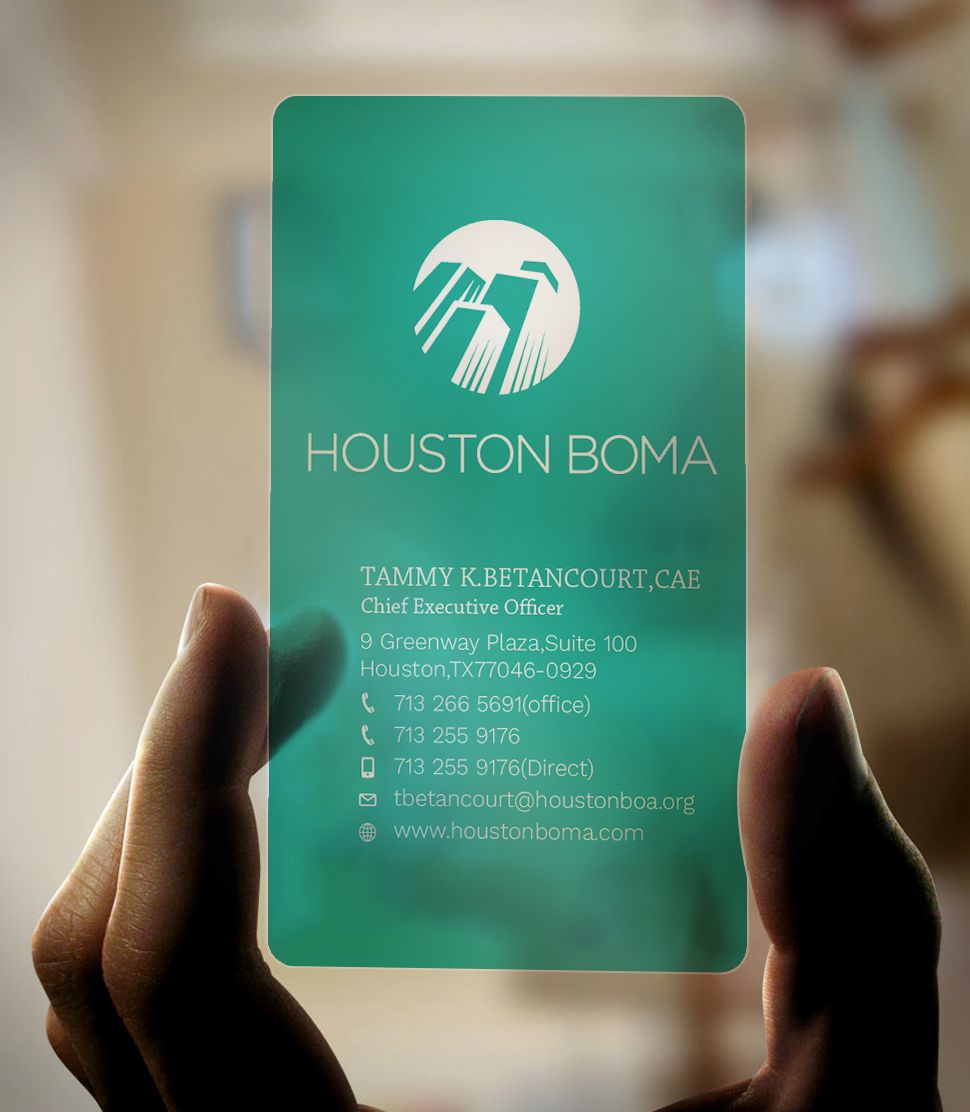 Business Card Design by Graphic Flame for Houston BOMA | Design #16992536