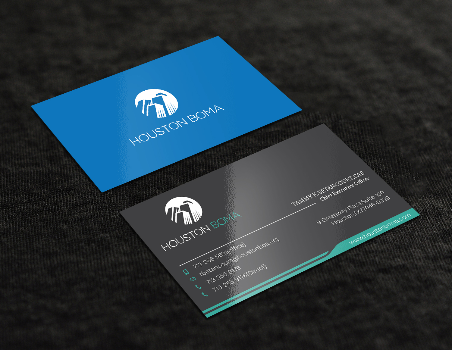 Business Card Design by Graphic Flame for Houston BOMA | Design #16992541
