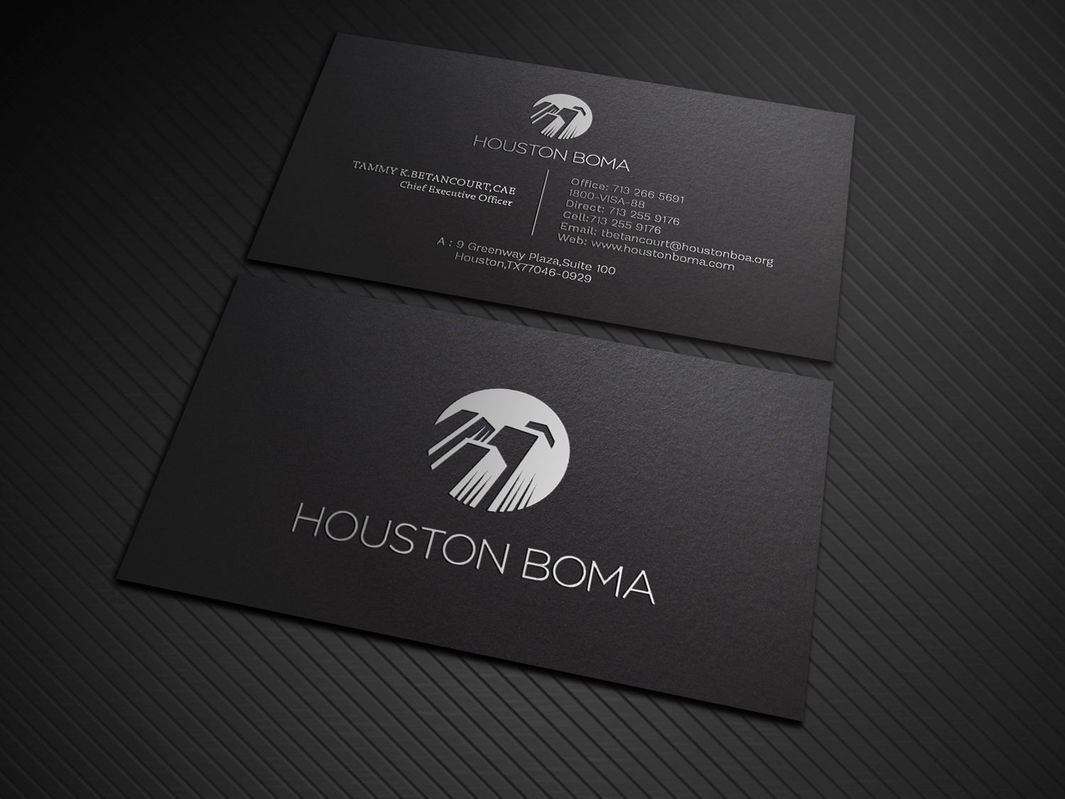 Business Card Design by Graphic Flame for Houston BOMA | Design #16992564