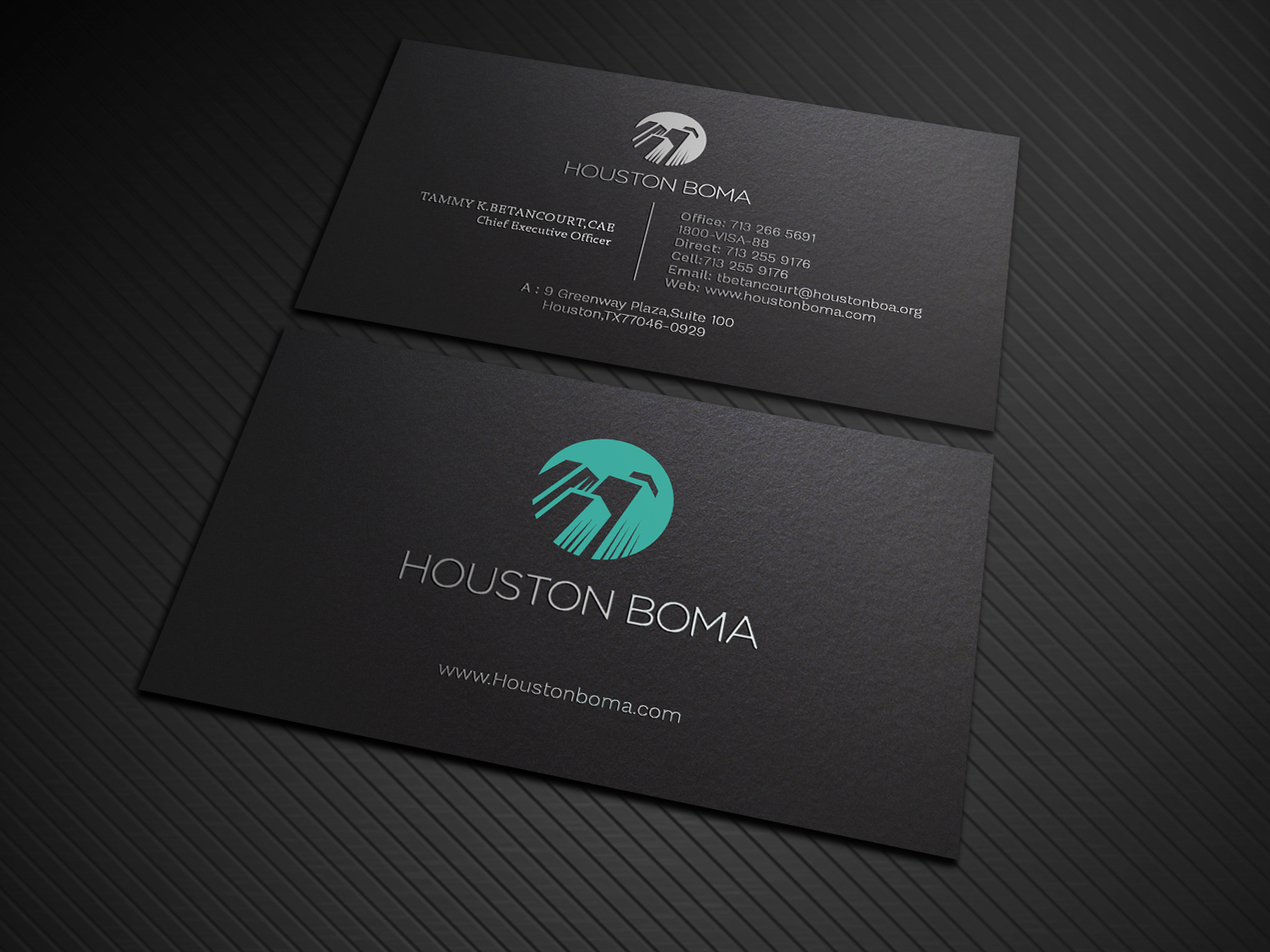 Design de Carte de Visite par Graphic Flame pour Houston BOMA | Design #16992565