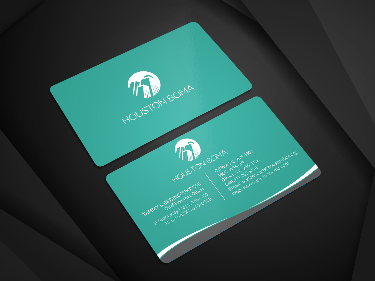 Business Card Design by Graphic Flame for Houston BOMA | Design #16992590