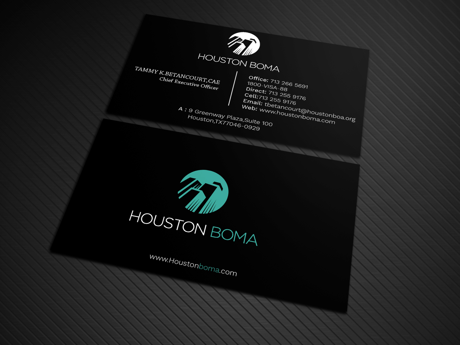 Business Card Design by Graphic Flame for Houston BOMA | Design #16992593