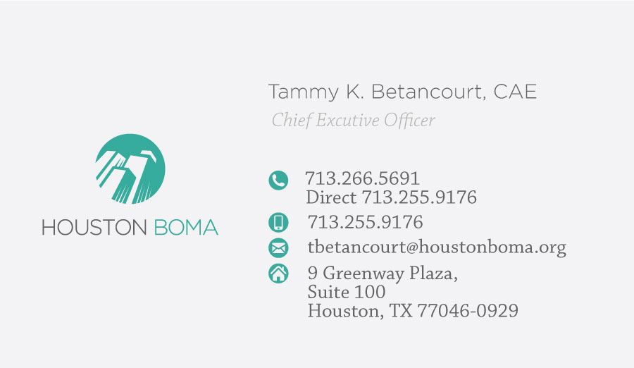 Business Card Design by Mosa Abo swelem for Houston BOMA | Design #17012645