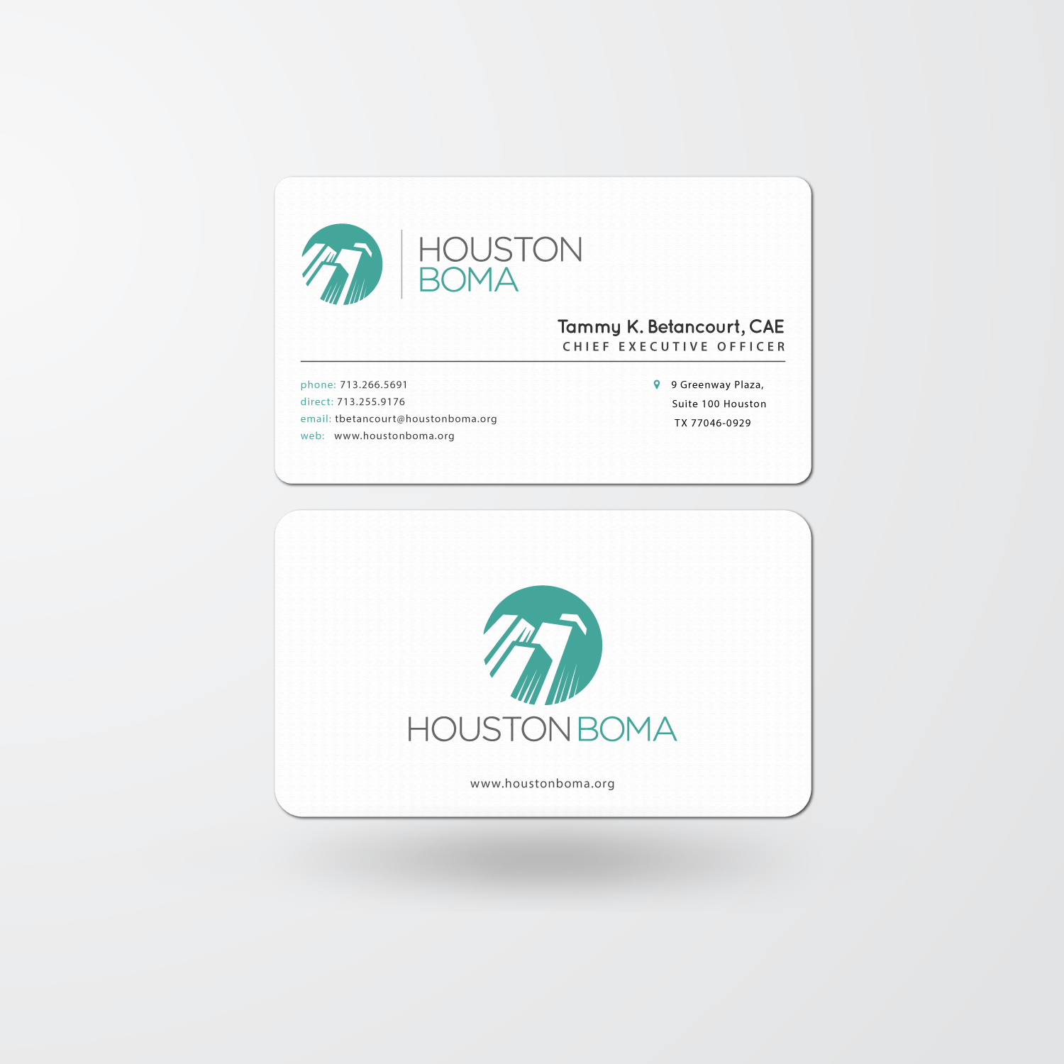 Business Card Design by Minimalist Studio for Houston BOMA | Design #16985767