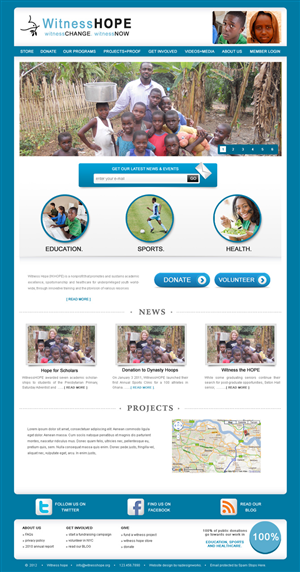 Diseño Web por rajesh prn para este proyecto | Diseño: #645209