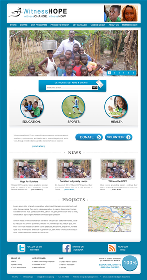 Diseño Web por rajesh prn para este proyecto | Diseño: #654128