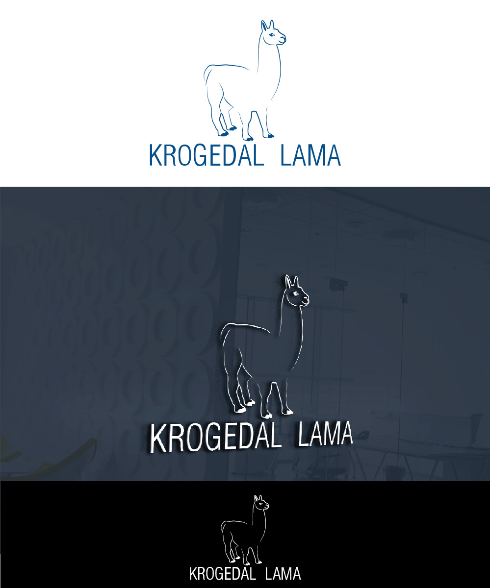 Diseño de Logo por joliau para Krogedal Lama | Diseño #16967958