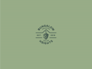 Bungalow Heights, Est. 2018, Houston, Texas | Logo Design by mldtrvs