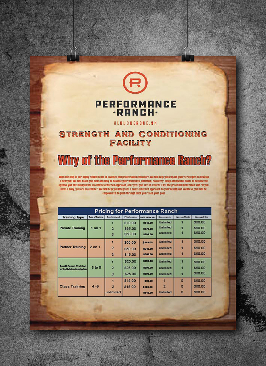 Design de Flyer par TGDesigns pour Performance Ranch | Design #16982871