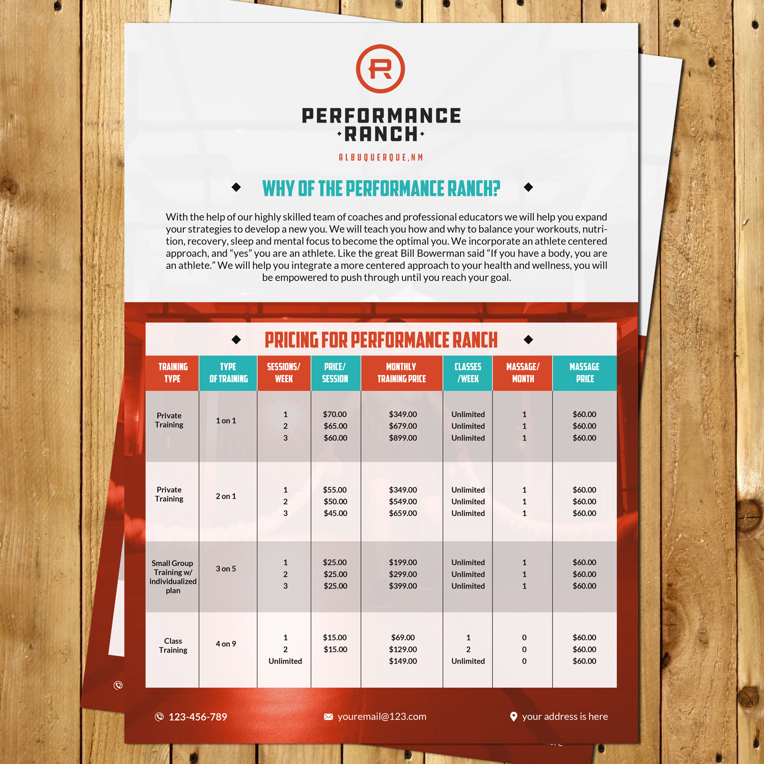 Flyer Design by debdesign for Performance Ranch | Design #16971431