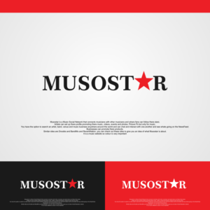 Logo-Design von Rhibas für MUSOSTAR | Design: #16993603