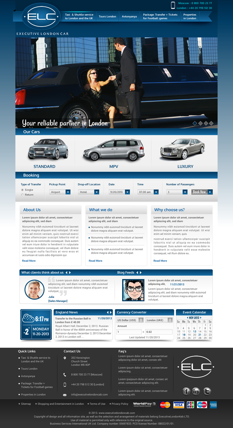 Web Design by Sbss for Business Services International UK Ltd | Design #2697896