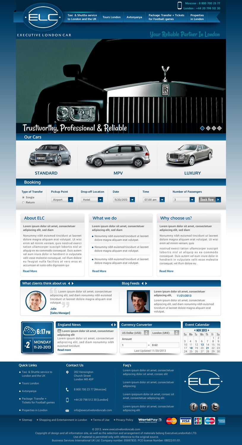 Web Design by Sbss for Business Services International UK Ltd | Design #2698054