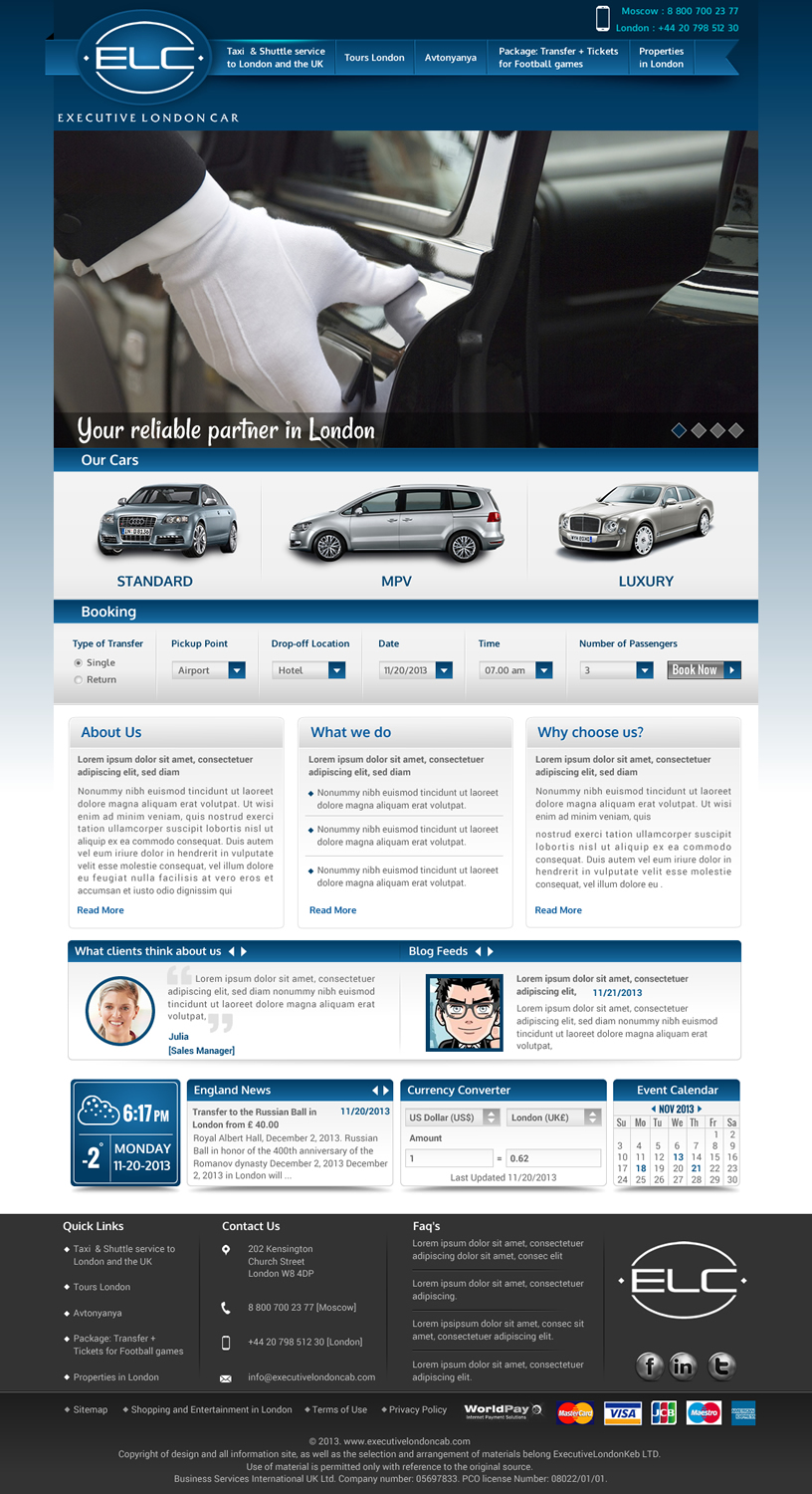 Web Design by Sbss for Business Services International UK Ltd | Design #2698871