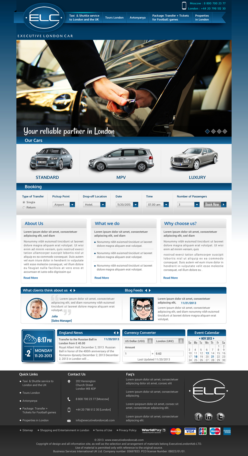 Web Design by Sbss for Business Services International UK Ltd | Design #2712299