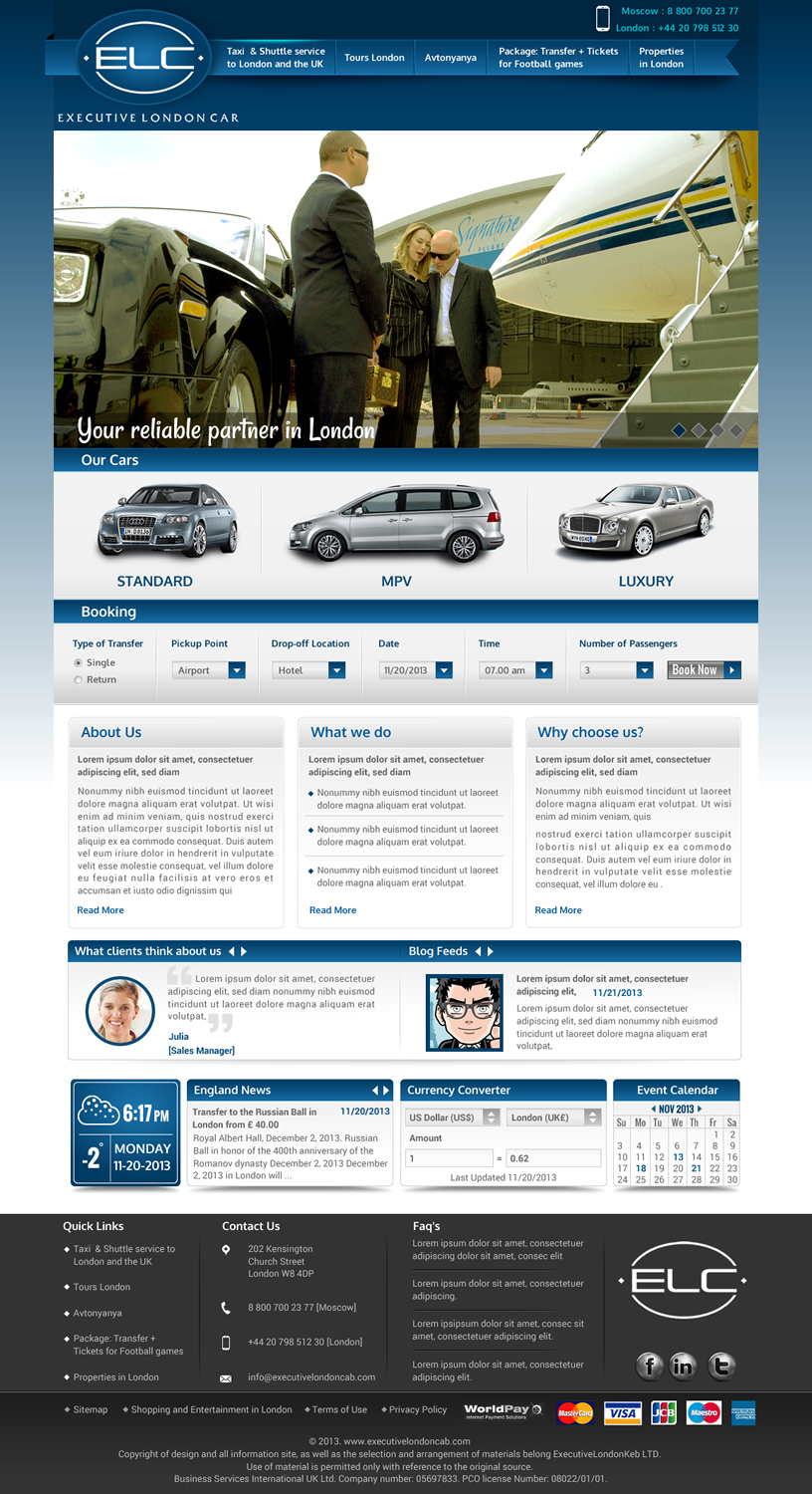 Web Design by Sbss for Business Services International UK Ltd | Design #2712301