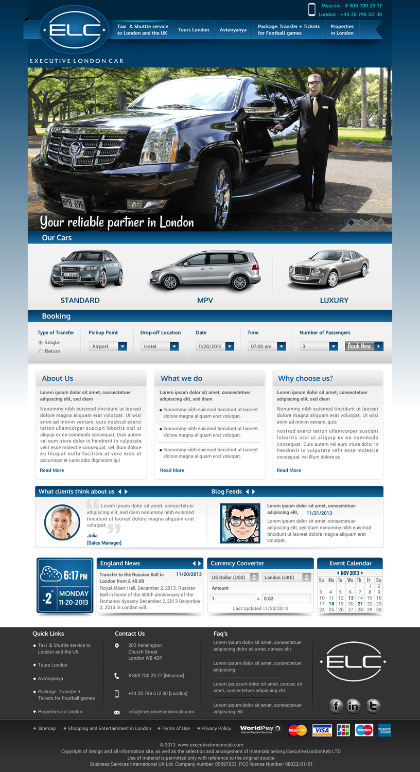 Web Design by Sbss for Business Services International UK Ltd | Design #2712302