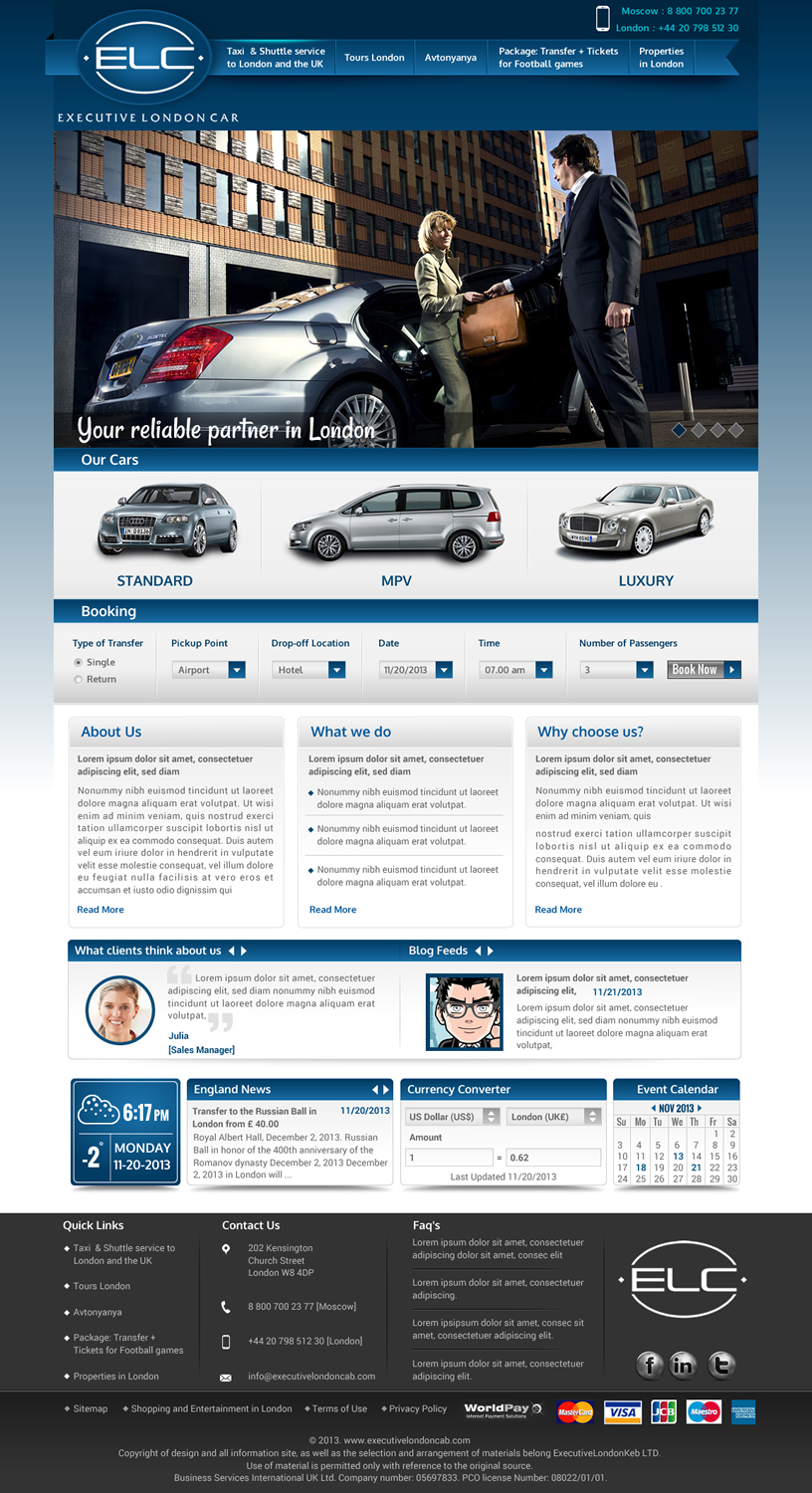 Web Design by Sbss for Business Services International UK Ltd | Design #2712308