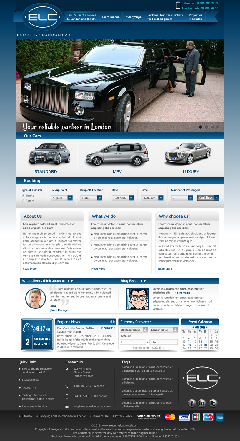 Web Design by Sbss for Business Services International UK Ltd | Design #2712313