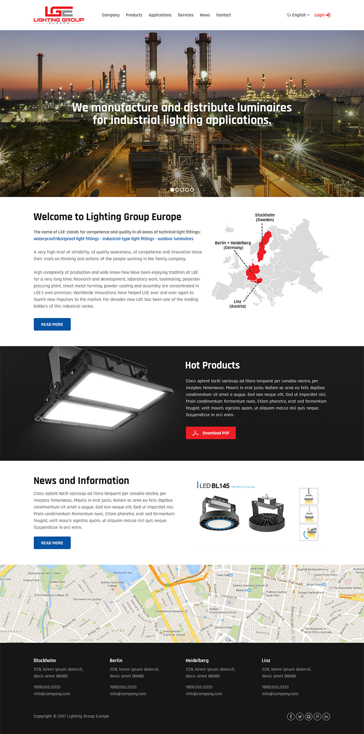 Web Design by RupalTechno for ASS Energietechnik GmbH | Design #16979555