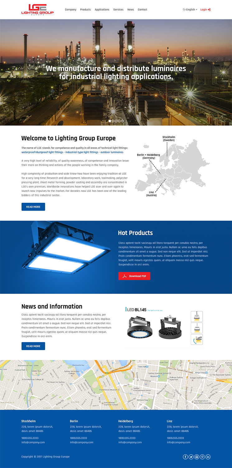 Web Design by RupalTechno for ASS Energietechnik GmbH | Design #17005761