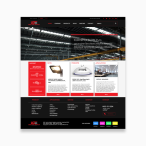 Industrial Lighting Enterprise | Diseño Web por mxv.design