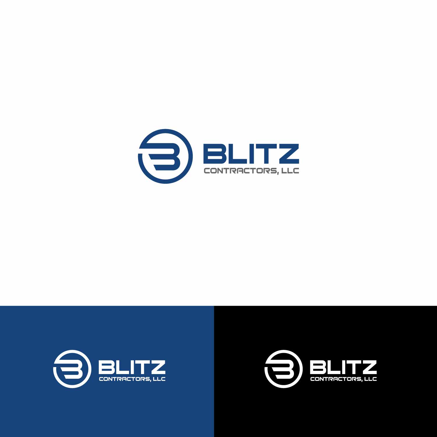Diseño de Logo por karthika vs para Blitz Contractors, LLC | Diseño #16979856