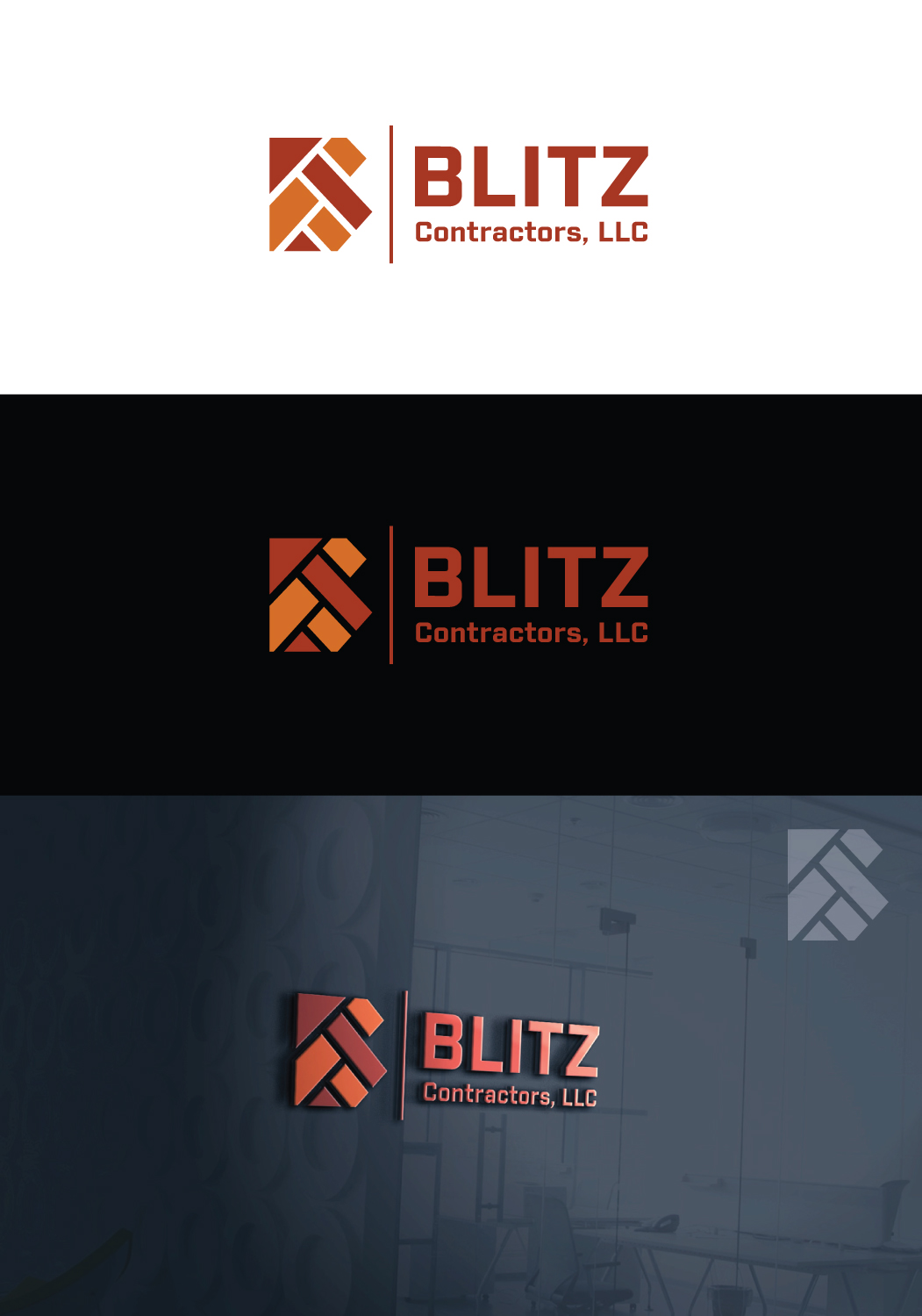 Diseño de Logo por anonrotide para Blitz Contractors, LLC | Diseño #16982095