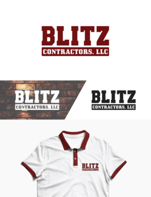 Diseño de Logo por anonrotide para Blitz Contractors, LLC | Diseño: #16982828