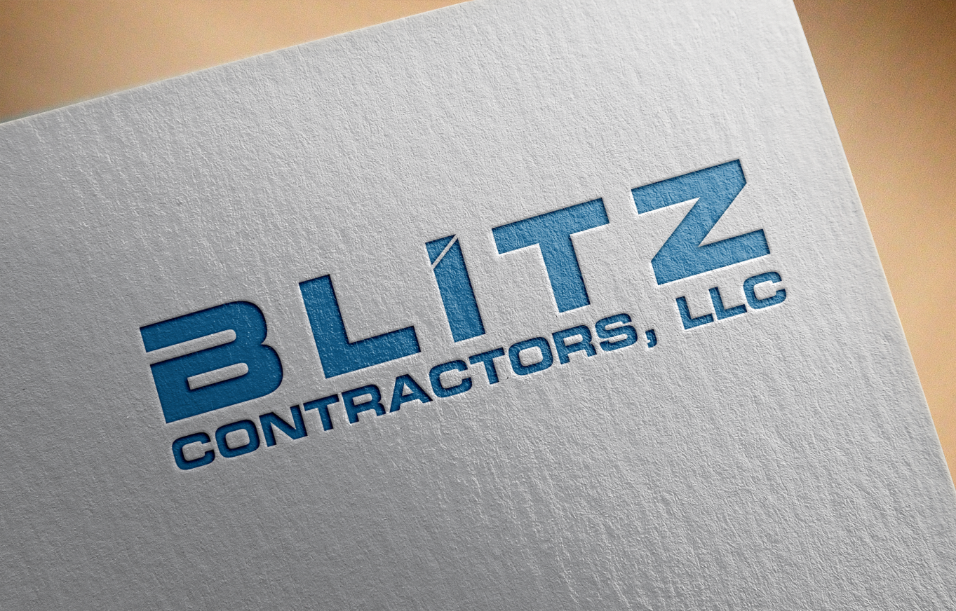 Diseño de Logo por LunaCreative para Blitz Contractors, LLC | Diseño #16982209