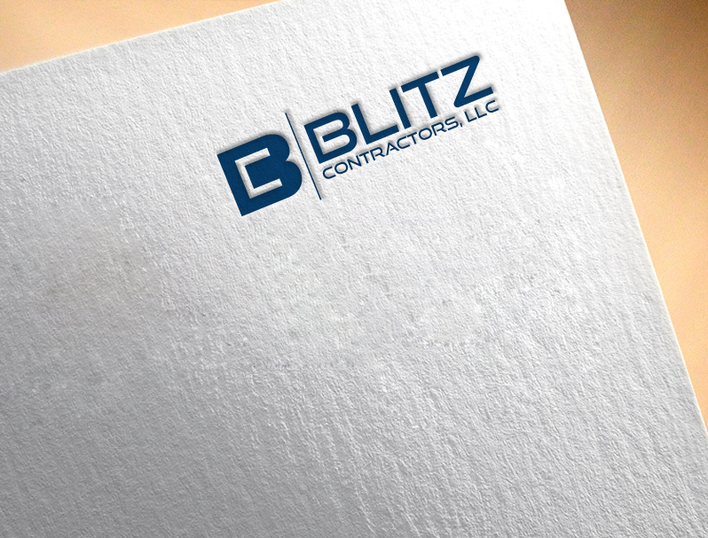 Logo Design by zebronicgraphic for Blitz Contractors, LLC | Design #16984518