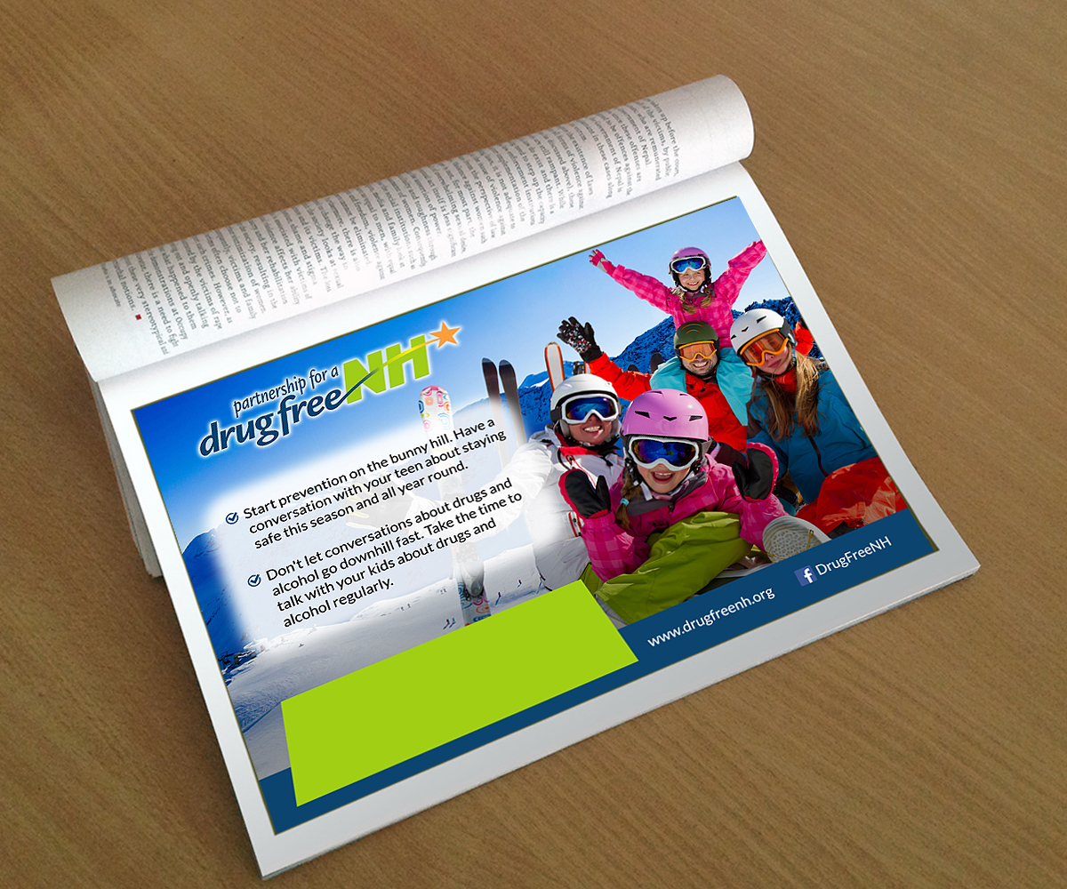 Advertisement Design by Designers Hub for Partnership for a Drug-Free NH | Design #16997397