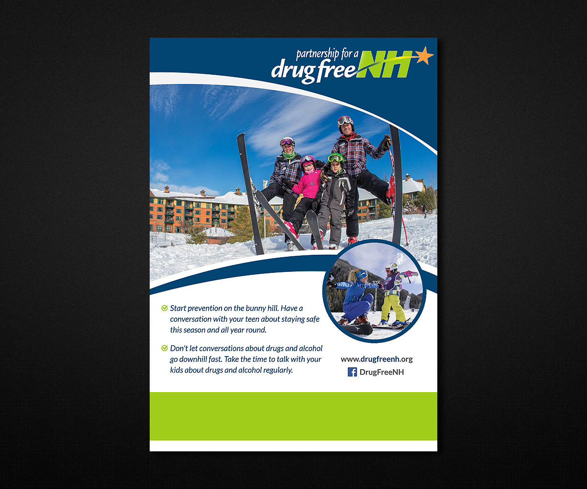 Advertisement Design by Designers Hub for Partnership for a Drug-Free NH | Design #16998731