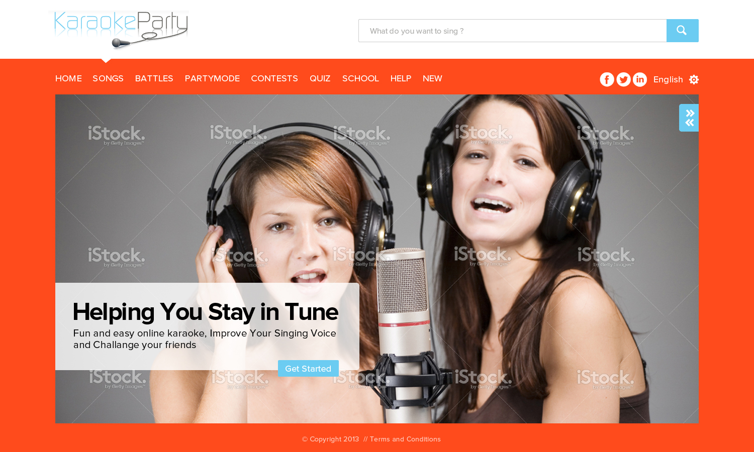 Web Design by AVROM for Karaokeparty Online Gaming AB | Design #2852370