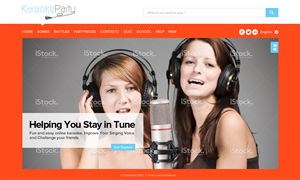 Web Design by AVROM for Karaokeparty Online Gaming AB | Design: #2852370