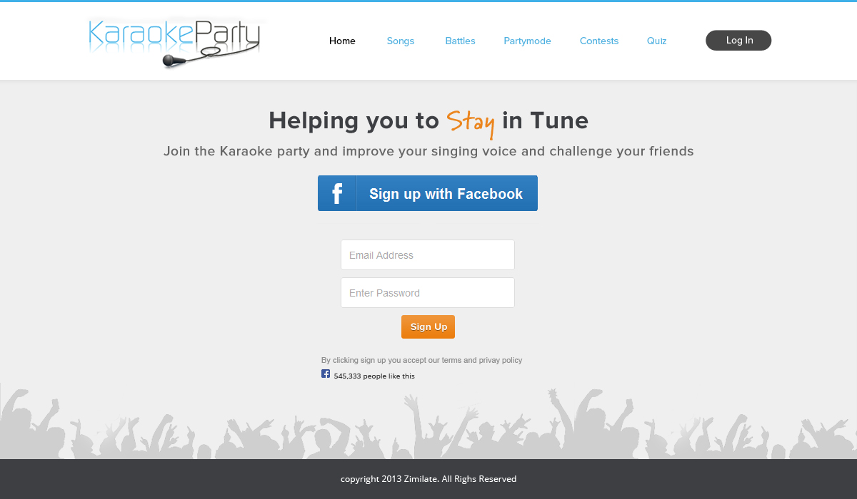 Web Design par OM pour Karaokeparty Online Gaming AB | Design #2739638
