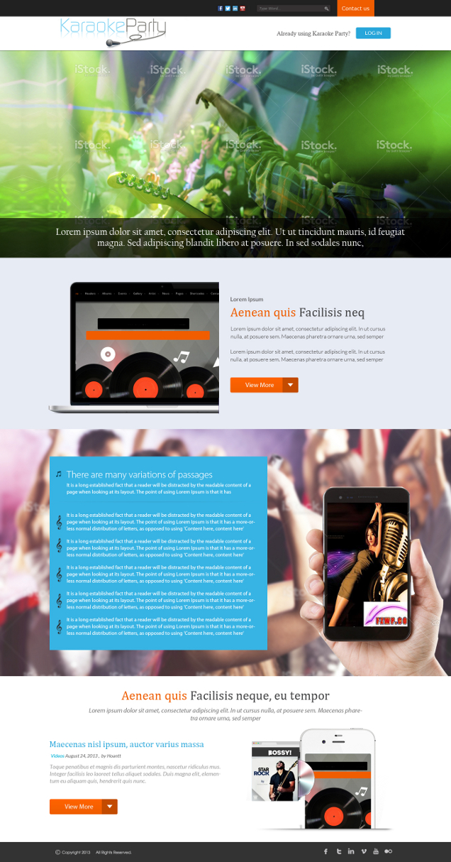 Web Design par ESolz Technologies pour Karaokeparty Online Gaming AB | Design #2800991