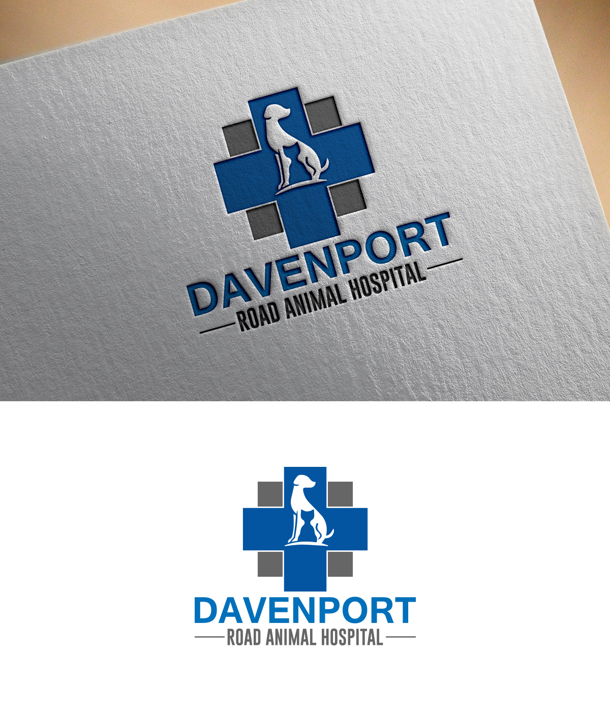Logo Design by supercreative for Davenport Road Animal Hospital | Design #16984601