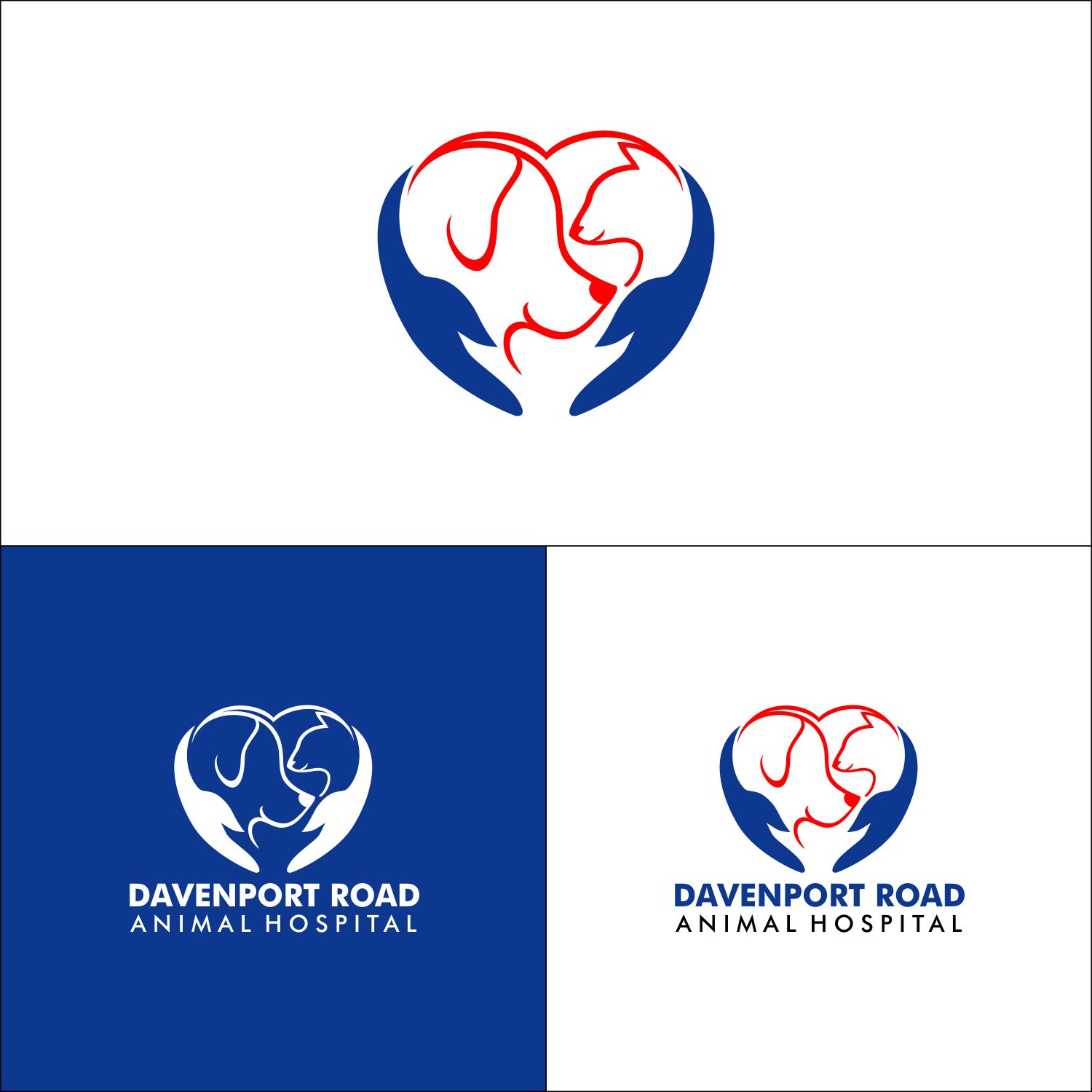Logo Design by Joenet Jayawarna for Davenport Road Animal Hospital | Design #17072792