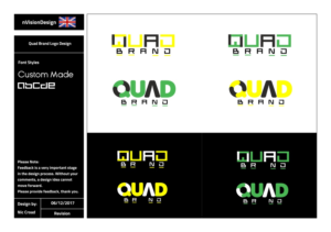 QuadBrand | Logo Design by nvisiondesign.co.uk