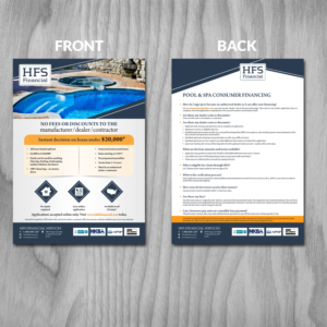 Design de Flyer par debdesign pour HFS Financial | Design : #16981604