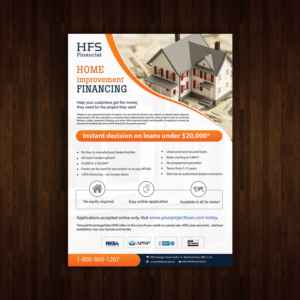 Design de Flyer par debdesign pour HFS Financial | Design : #16982334