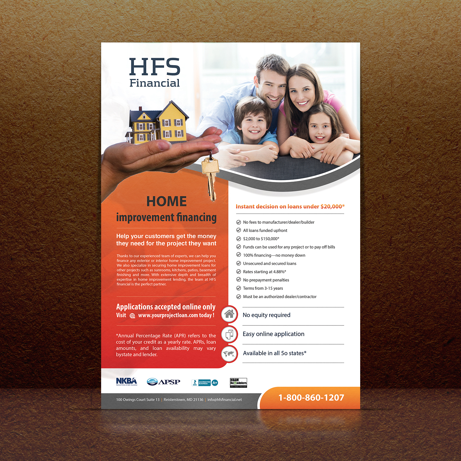 Flyer Design by debdesign for HFS Financial | Design #16982994