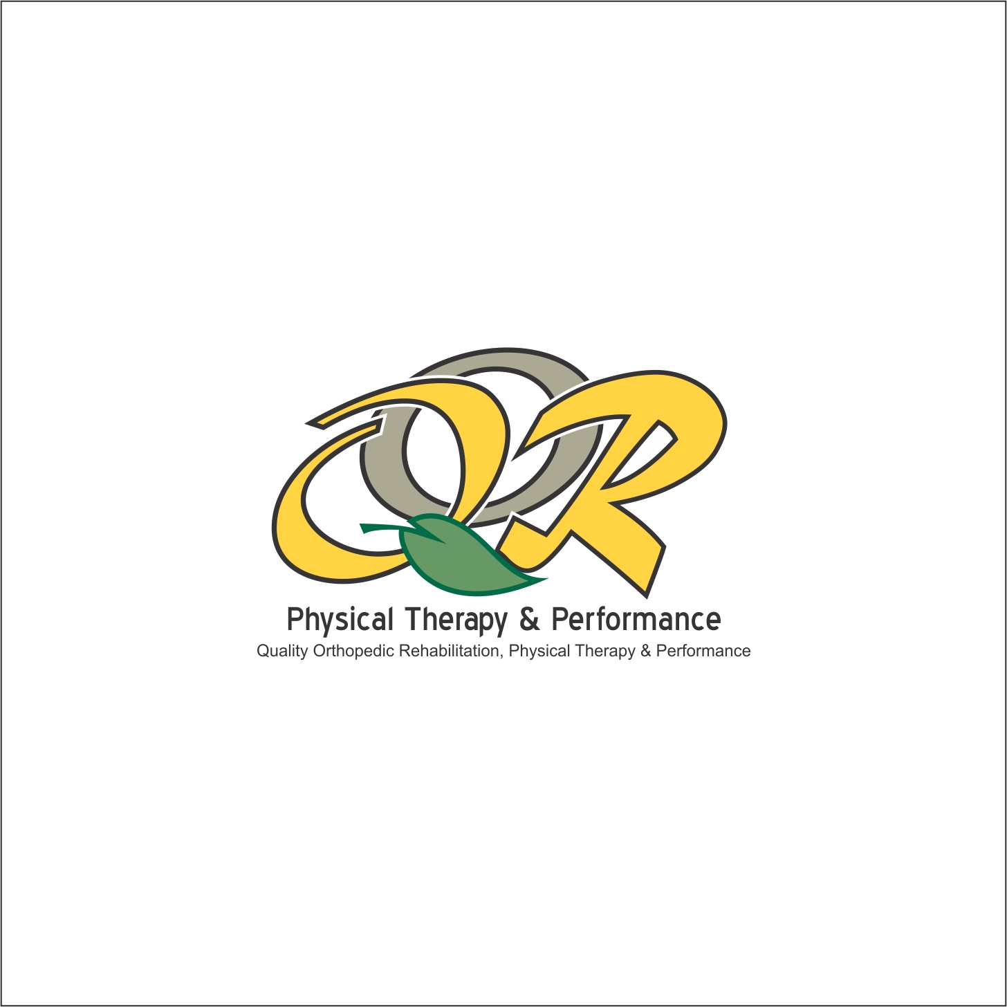 Logo Design by Dirty Dave Graphics for QOR Physical Therapy & Performance  | Design #17124726
