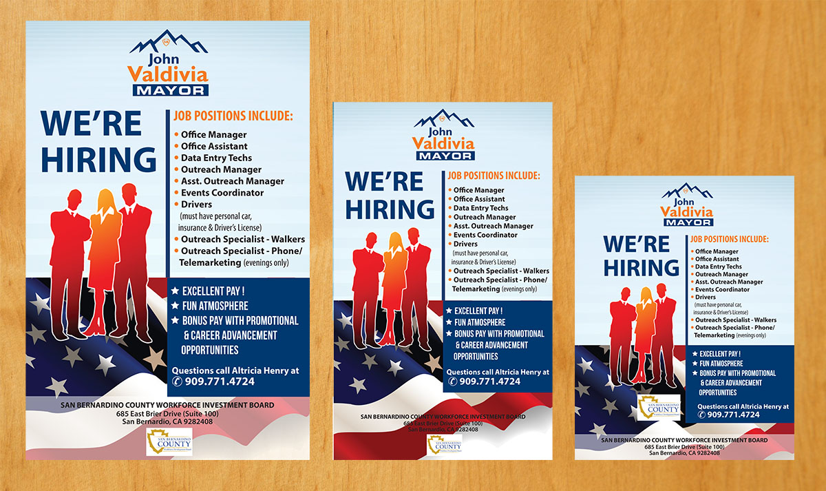Flyer Design by Venus L. Penaflor for Valdivia For Mayor 2018 | Design #17108048