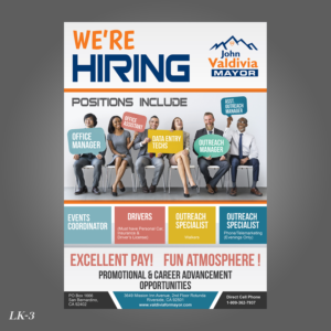 bold playful flyer design job flyer brief for valdivia for mayor job flyer design