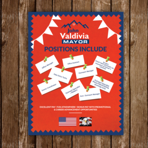 Flyer Design by TuktukiShree for Valdivia For Mayor 2018 | Design #17116528