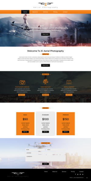 Web Design by pb for this project | Design: #16986414