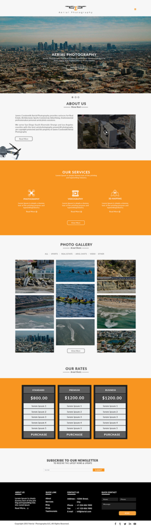 JC Aerial Photography Web Site design | Web Design by bdesigner9