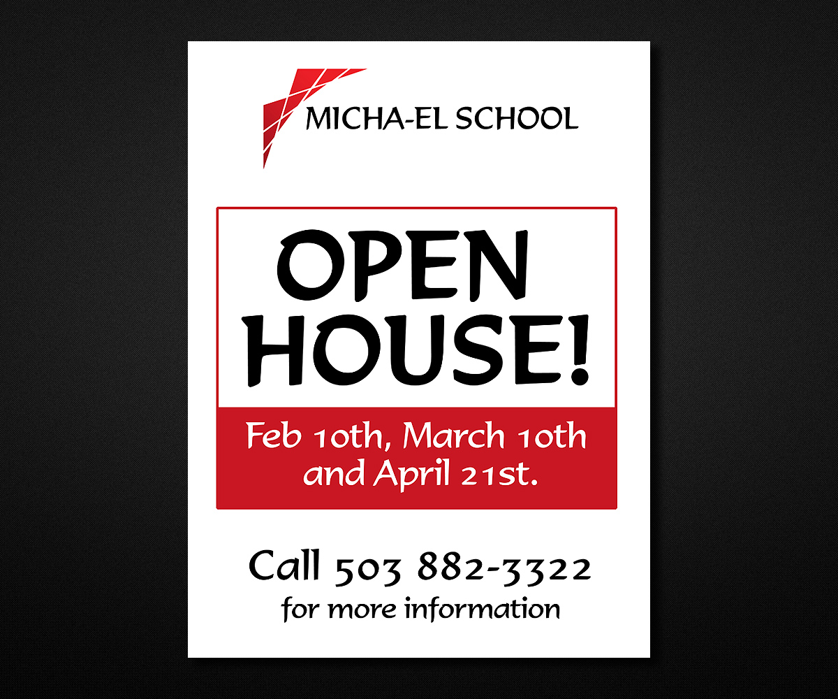 Design Publicitaire par Designers Hub pour Micha-el School | Design : #16983977